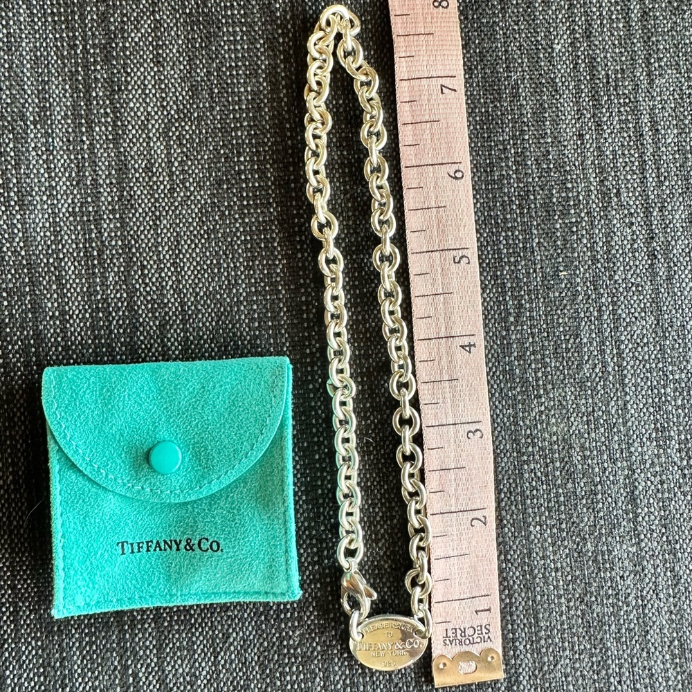 Tiffany & Co. Return to Tiffany Oval Tag Necklace